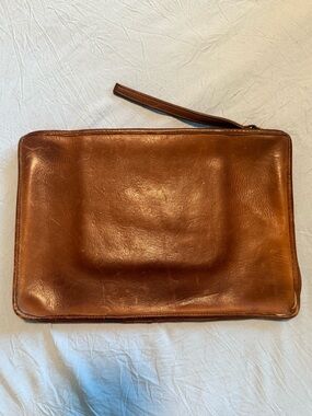 Vintage Coach Leather Clutch